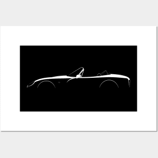 TVR Griffith 500 Silhouette Posters and Art